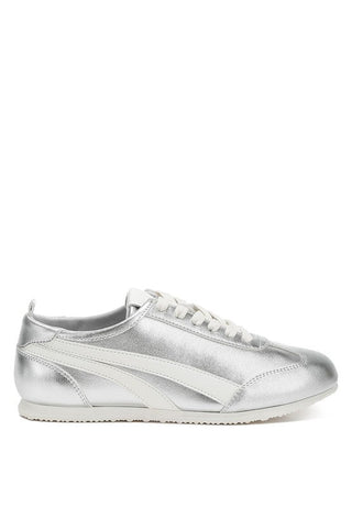 Montek Metallic Lace - Up Sneakers from Sneakers collection you can buy now from Fashion And Icon online shop