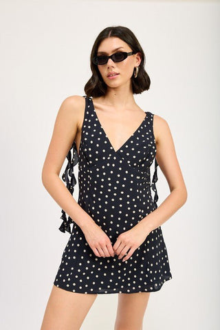 Nancy Polka Dot Mini Dress from Mini Dresses collection you can buy now from Fashion And Icon online shop