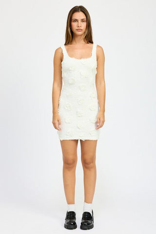 Nicole Rosette Dress from Mini Dresses collection you can buy now from Fashion And Icon online shop