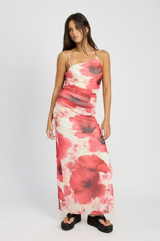 One Shoulder Floral Maxi Dress from Maxi Dresses collection you can buy now from Fashion And Icon online shop