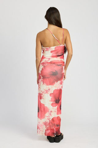 One Shoulder Floral Maxi Dress from Maxi Dresses collection you can buy now from Fashion And Icon online shop