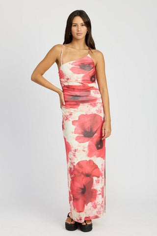 One Shoulder Floral Maxi Dress from Maxi Dresses collection you can buy now from Fashion And Icon online shop