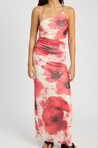 One Shoulder Floral Maxi Dress from Maxi Dresses collection you can buy now from Fashion And Icon online shop
