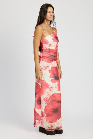 One Shoulder Floral Maxi Dress from Maxi Dresses collection you can buy now from Fashion And Icon online shop