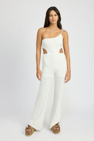 One Shoulder Knit Jumpsuit from Jumpsuit collection you can buy now from Fashion And Icon online shop