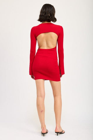 Open Back Mini Dress from Mini Dresses collection you can buy now from Fashion And Icon online shop