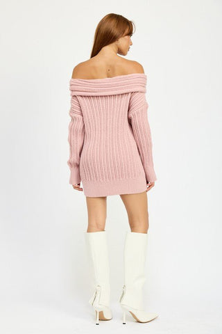 Oversized Off Shoulder Sweater from Sweaters collection you can buy now from Fashion And Icon online shop