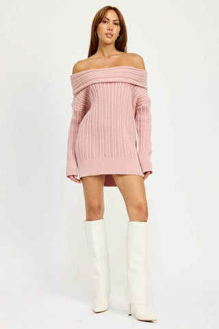 Oversized Off Shoulder Sweater from Sweaters collection you can buy now from Fashion And Icon online shop