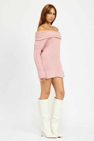 Oversized Off Shoulder Sweater from Sweaters collection you can buy now from Fashion And Icon online shop