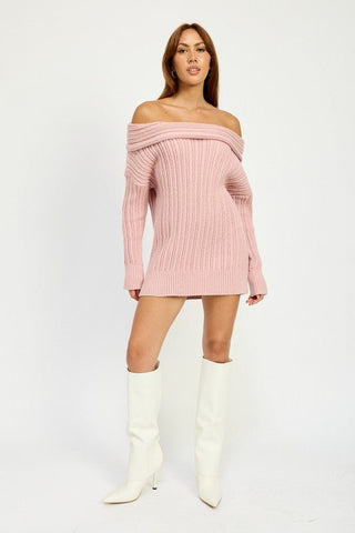 Oversized Off Shoulder Sweater from Sweaters collection you can buy now from Fashion And Icon online shop