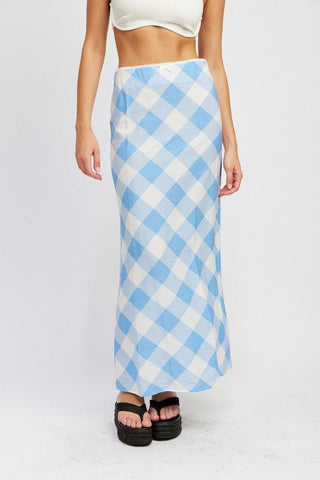 Plaid Maxi Skirt from Maxi Skirts collection you can buy now from Fashion And Icon online shop