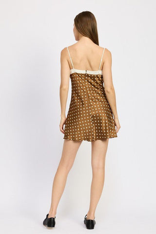 Polka Dot Mini Dress from Mini Dresses collection you can buy now from Fashion And Icon online shop