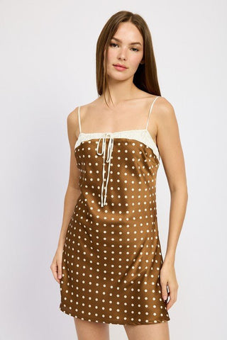 Polka Dot Mini Dress from Mini Dresses collection you can buy now from Fashion And Icon online shop