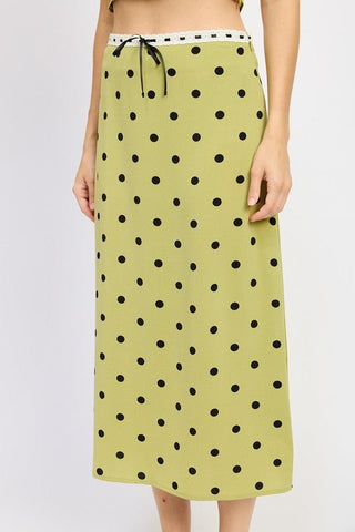 Polka Dot Skirt from Midi Skirts collection you can buy now from Fashion And Icon online shop