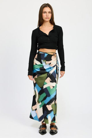 Printed Maxi Skirt from Maxi Skirts collection you can buy now from Fashion And Icon online shop