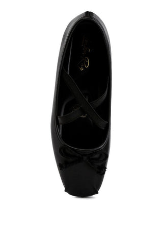 Recycled Faux Leather Ballet Flats from Ballet Flats collection you can buy now from Fashion And Icon online shop