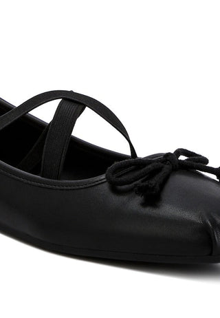 Recycled Faux Leather Ballet Flats from Ballet Flats collection you can buy now from Fashion And Icon online shop