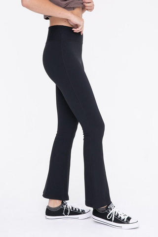 Ribbed Flare High Waisted Leggings from Flare Leggings collection you can buy now from Fashion And Icon online shop