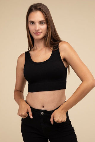 Ribbed Seamless Crop Top from Crop Tops collection you can buy now from Fashion And Icon online shop