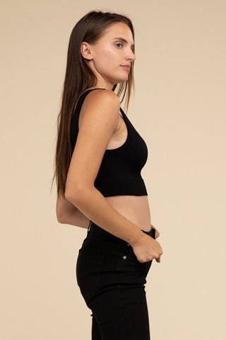 Ribbed Seamless Crop Top from Crop Tops collection you can buy now from Fashion And Icon online shop