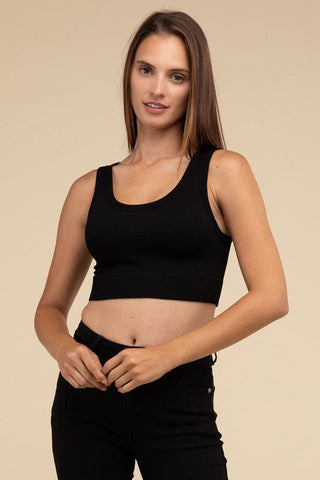 Ribbed Seamless Crop Top from Crop Tops collection you can buy now from Fashion And Icon online shop