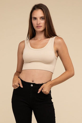 Ribbed Seamless Crop Top from Crop Tops collection you can buy now from Fashion And Icon online shop