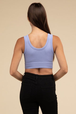 Ribbed Seamless Crop Top from Crop Tops collection you can buy now from Fashion And Icon online shop