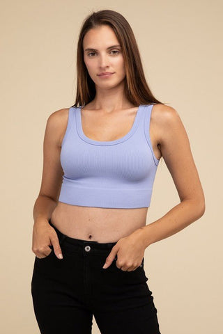 Ribbed Seamless Crop Top from Crop Tops collection you can buy now from Fashion And Icon online shop