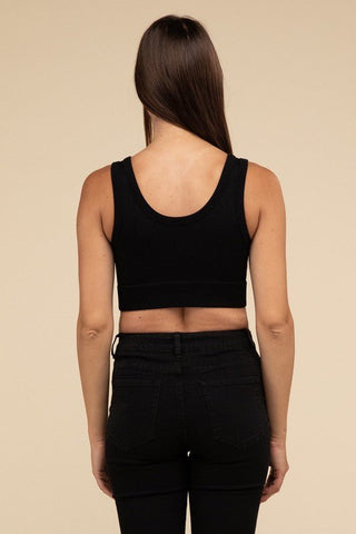 Ribbed Seamless Crop Top from Crop Tops collection you can buy now from Fashion And Icon online shop