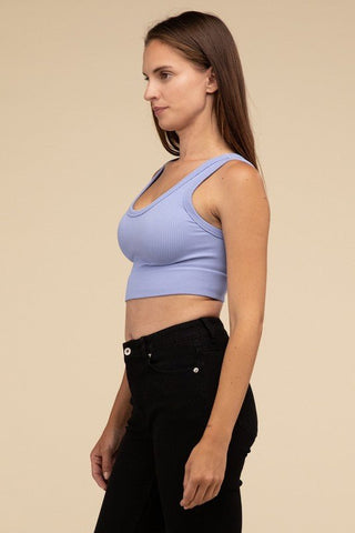 Ribbed Seamless Crop Top from Crop Tops collection you can buy now from Fashion And Icon online shop