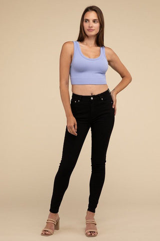 Ribbed Seamless Crop Top from Crop Tops collection you can buy now from Fashion And Icon online shop