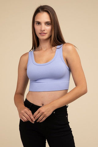 Ribbed Seamless Crop Top from Crop Tops collection you can buy now from Fashion And Icon online shop