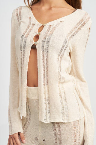 Ripped Cardigan from Cardigans collection you can buy now from Fashion And Icon online shop