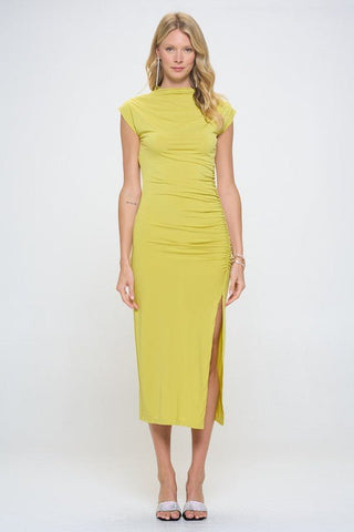 Ruched Bodycon Party Dress from Midi Dresses collection you can buy now from Fashion And Icon online shop