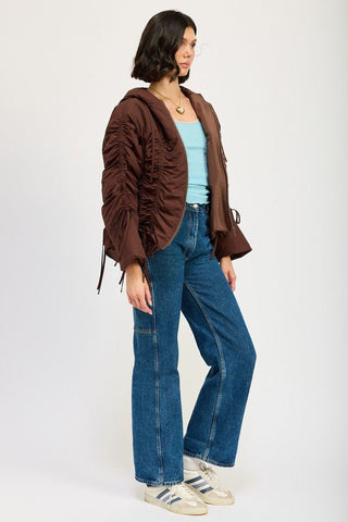 Ruched Puff Jacket from Puffer Jackets collection you can buy now from Fashion And Icon online shop