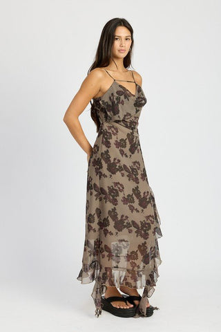 Ruffle Maxi Dress from Maxi Dresses collection you can buy now from Fashion And Icon online shop