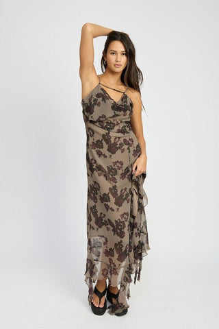 Ruffle Maxi Dress from Maxi Dresses collection you can buy now from Fashion And Icon online shop