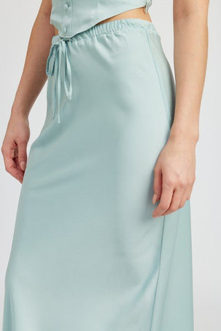 Satin Midi Skirt from Midi Skirts collection you can buy now from Fashion And Icon online shop