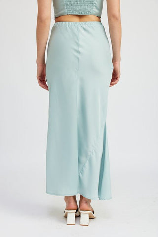 Satin Midi Skirt from Midi Skirts collection you can buy now from Fashion And Icon online shop