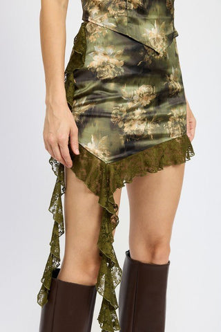 Satin Mini Skirt from Mini Skirts collection you can buy now from Fashion And Icon online shop