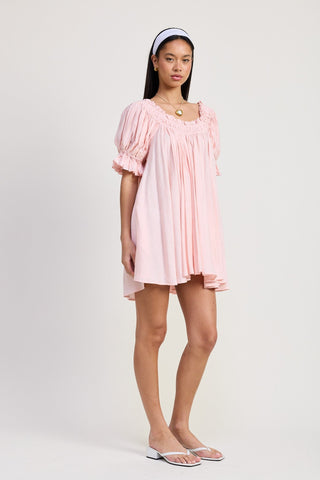 Short Sleeve Babydoll Mini Dress from Mini Dresses collection you can buy now from Fashion And Icon online shop