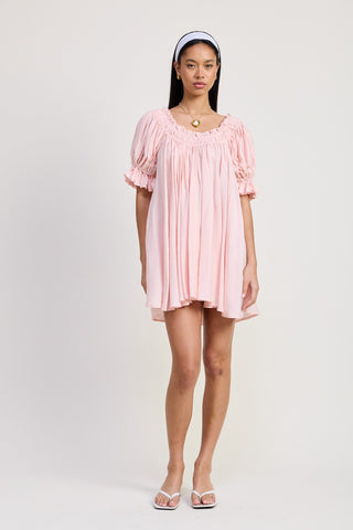 Short Sleeve Babydoll Mini Dress from Mini Dresses collection you can buy now from Fashion And Icon online shop