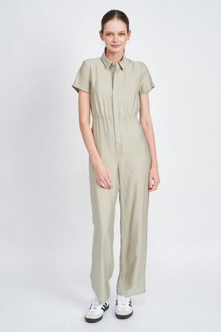 Short Sleeve Jumpsuit from Jumpsuit collection you can buy now from Fashion And Icon online shop