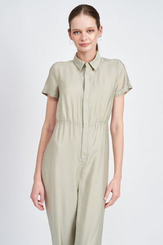 Short Sleeve Jumpsuit from Jumpsuit collection you can buy now from Fashion And Icon online shop