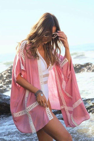 Short Sleeve Kimono from Kimono collection you can buy now from Fashion And Icon online shop