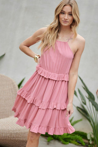 Sleeveless Ruffled Mini Dress from Mini Dress collection you can buy now from Fashion And Icon online shop