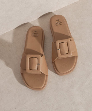 Slide On Buckle Sandals from shoes collection you can buy now from Fashion And Icon online shop