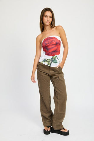 Straight Leg Corduroy Pants from Straight Pants collection you can buy now from Fashion And Icon online shop