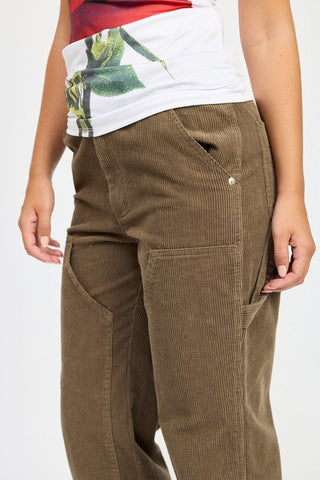 Straight Leg Corduroy Pants from Straight Pants collection you can buy now from Fashion And Icon online shop