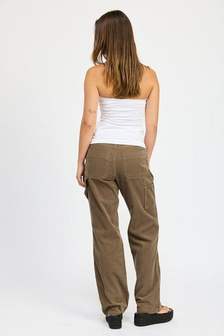 Straight Leg Corduroy Pants from Straight Pants collection you can buy now from Fashion And Icon online shop